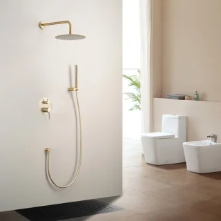 LOMAZOO SOLARA Inbouw Regendoucheset Goud