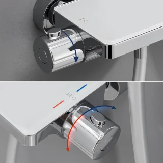 Lonheo Max Doucheset Thermostatisch Chroom