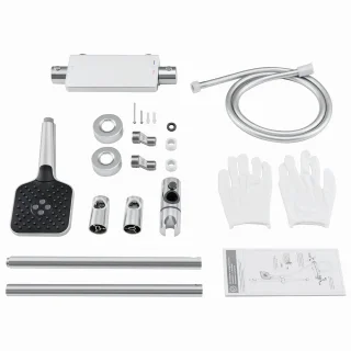 Lonheo Max Doucheset Thermostatisch Chroom