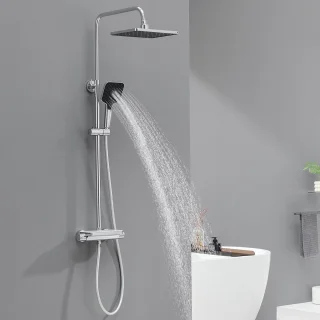 Lonheo Max Regendouche Thermostaatkraan Chroom