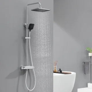 Lonheo Max Regendouche Thermostaatkraan Chroom