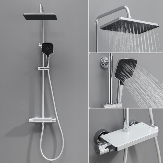 Lonheo Max Regendouche Thermostaatkraan Chroom review