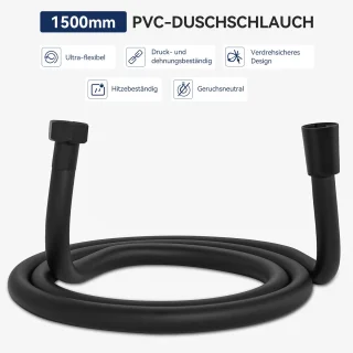 Lonheo Max Thermostaat Doucheset Zwart
