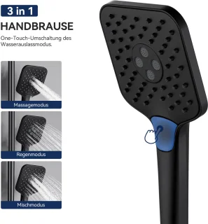 Lonheo Max Thermostaat Doucheset Zwart