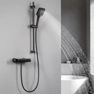 Lonheo Max Thermostaat Doucheset Zwart