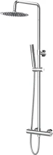 Lonis Rimbo Thermostatische Regendoucheset 20cm RVS Chroom