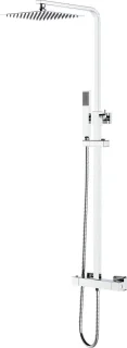 Lonis Rimbo thermostatische regendoucheset 22cm chroom
