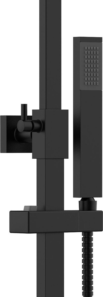 Lonis Rimbo Thermostatische Regendoucheset 22cm Mat Zwart