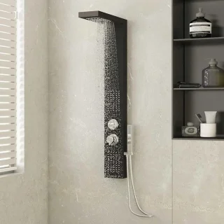 Luxe Douchepaneel Systeem Zwart
