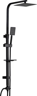 Luxe Mat Zwarte Regendouche Set