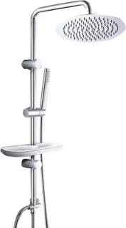 Luxe Regendouchekop RVS 360° Zilver zonder Kraan