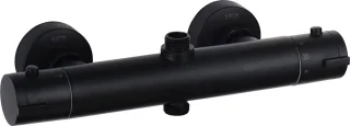 Luzzo Regendouche Thermostaat 25cm Zwart
