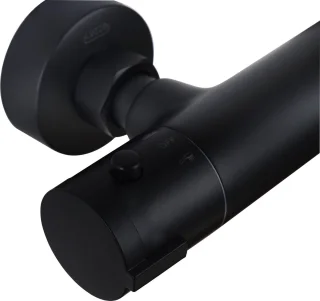 Luzzo Regendouche Thermostaat 25cm Zwart