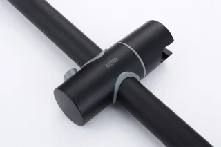 Luzzo Serru Regendouche Diamond Thermostaat Mat Zwart