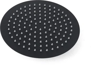 Luzzo Square Douchekolom 25 cm Regendouche Zwart