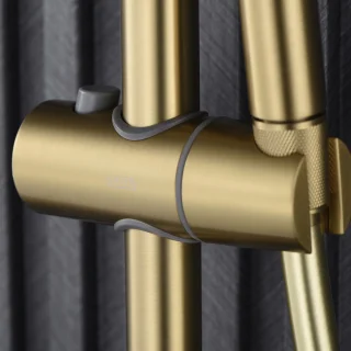 Luzzo Varese Regendouche Thermostaat Brushed Brass