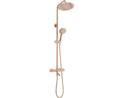 MANDEE.NL Maila Glans Rosé Goud Opbouw Doucheset 25x25 cm
