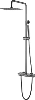 Mawialux Alter Thermostatische Regendoucheset Gunmetal Grey