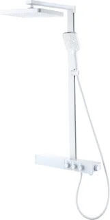 Mawialux Cyber Thermostatische Regendoucheset Mat Wit Opbouw