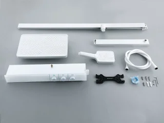 Mawialux Cyber Thermostatische Regendoucheset Mat Wit Opbouw