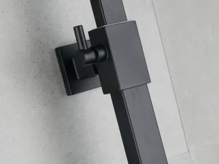 Mawialux Cynthia Thermostatische Regendoucheset Mat Zwart Vierkant