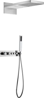 Mawialux Dex thermostatische inbouw regendoucheset chroom
