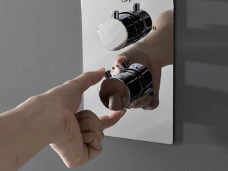 Mawialux Hake thermostatische inbouw regendoucheset chroom