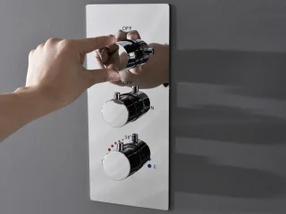 Mawialux Hake thermostatische inbouw regendoucheset chroom
