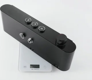 Mawialux Ledava Thermostatische Regendouche Set Vierkant Mat Zwart