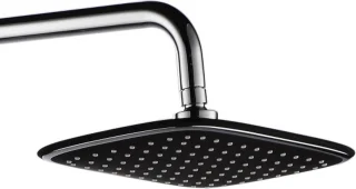 Mawialux Mura thermostatische regendoucheset opbouw chroom zwart