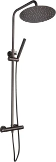 Mawialux Olga Gunmetal Grey Regendoucheset Opbouw Rond