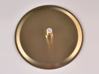 Mawialux Olga thermostatische regendoucheset opbouw goud geborsteld