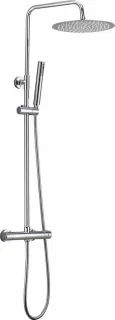 Mawialux Olga thermostatische regendoucheset rond chroom opbouw