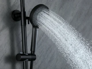 Mawialux Opbouw Regendoucheset Thermostaat Vierkant Mat Zwart