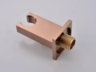 Mawialux Pointer Rose Goud thermostatische inbouw regendoucheset vierkant