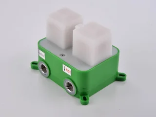 Mawialux Pointer Rose Goud thermostatische inbouw regendoucheset vierkant