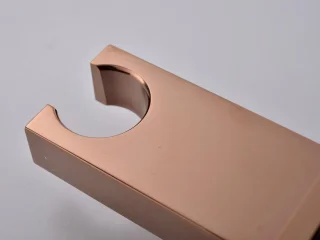 Mawialux Pointer Rose Goud thermostatische inbouw regendoucheset vierkant