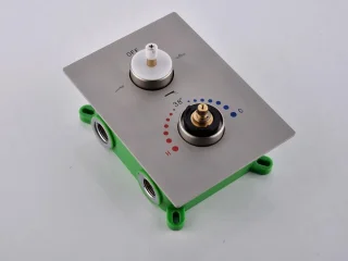 Mawialux Pointer RVS thermostatische inbouw regendoucheset vierkant
