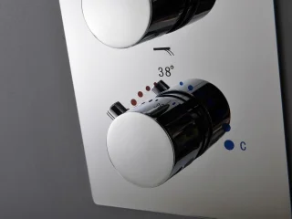 Mawialux Pointer thermostatische inbouw regendoucheset Chroom
