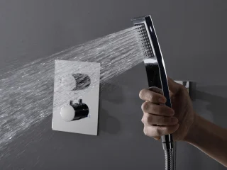 Mawialux Pointer thermostatische inbouw regendoucheset Chroom