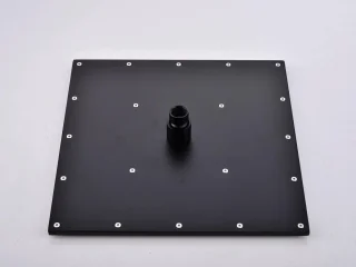 Mawialux Pointer Thermostatische Inbouw Regendoucheset Mat Zwart Vierkant
