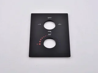 Mawialux Pointer Thermostatische Inbouw Regendoucheset Mat Zwart Vierkant
