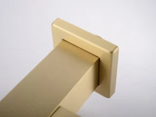 Mawialux Pointer thermostatische inbouw regendoucheset vierkant geborsteld goud