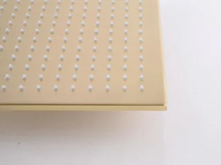 Mawialux Pointer thermostatische inbouw regendoucheset vierkant geborsteld goud