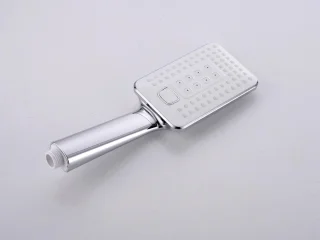 Mawialux Tisa thermostatische regendoucheset vierkant chroom/wit opbouw