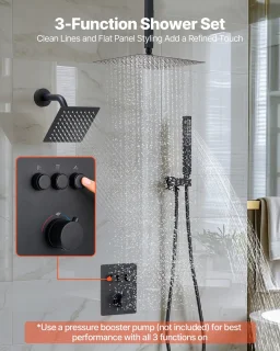 Merk - Thermostatische Regendoucheset