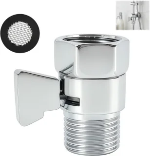Messing 1/2 inch doucheafsluitventiel met G 1/2 schroefdraad