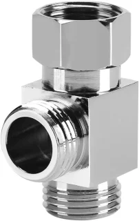 Messing 3-weg T-adapter voor toilet bidet