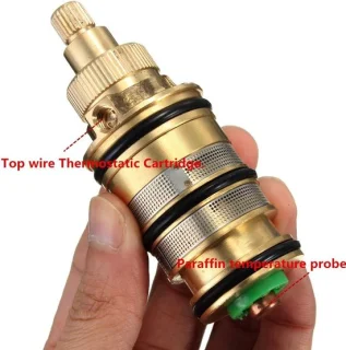 Messing Warm En Koud Water Thermostatische Mix Paraffine Valve Voor Triton