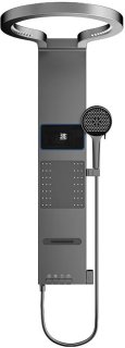 De Milova Douchesysteem Doucheset Grijs in één oogopslag